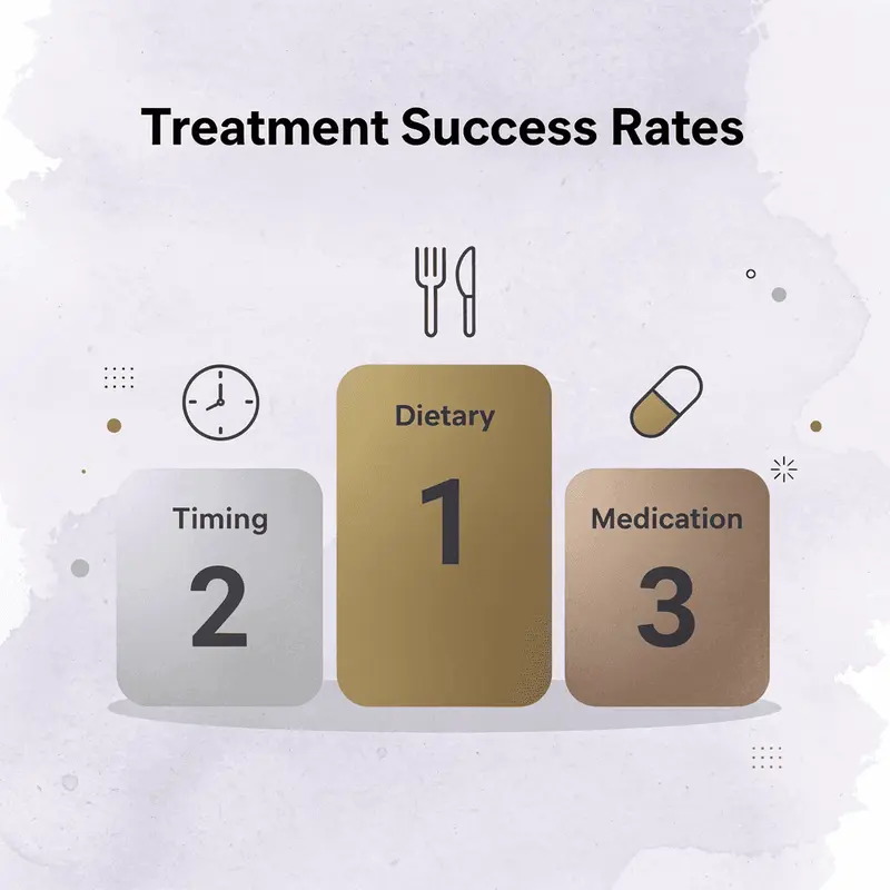 Ranking of treatment approaches by success rate