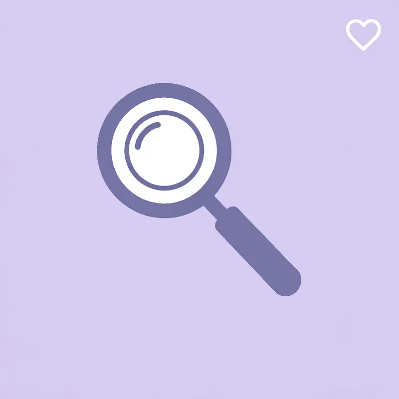 Magnifying glass highlighting nutrient density as the key focus area for GLP-1 patients eating fewer calories