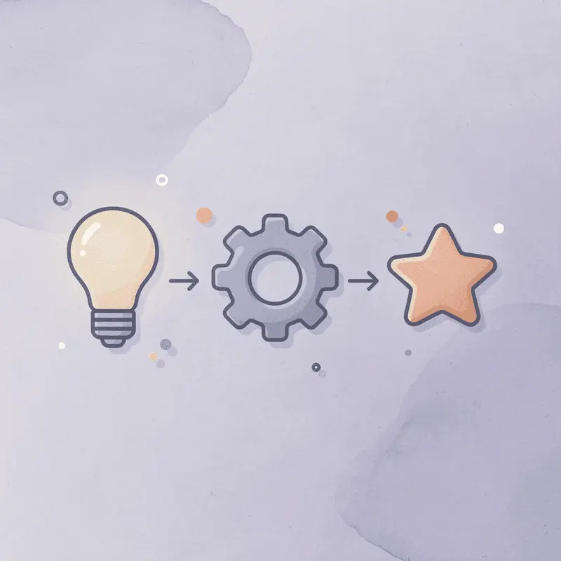 Three icons showing a pill, a fork and a knife, and a dumbbell representing the three components needed for Wegovy success