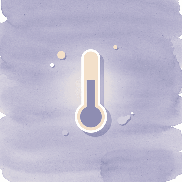 Thermometer icon representing proper temperature control for tirzepatide storage