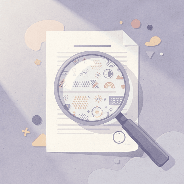 Magnifying glass examining clinical trial data and regulatory standards