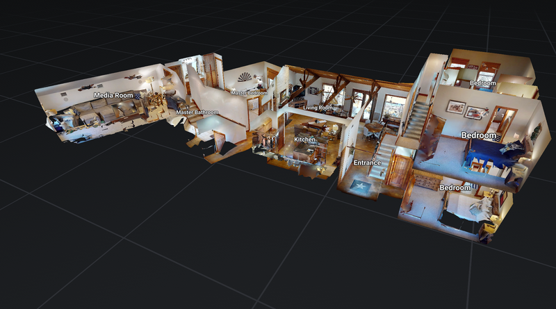 3D digital twin model of a home