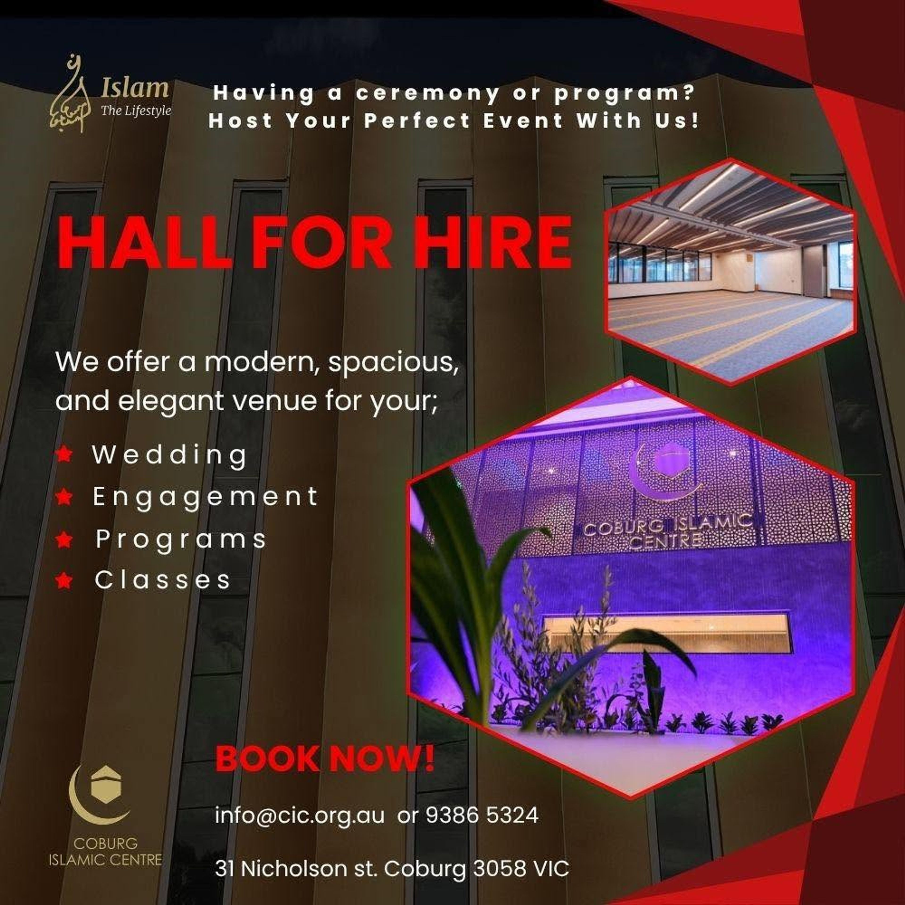 Hall Hire