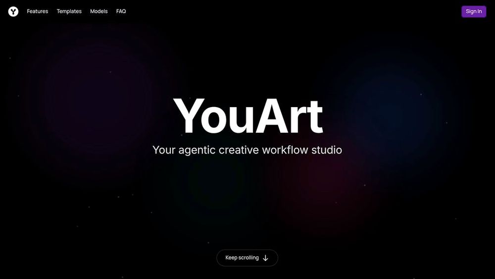 Screenshot of YouArt Screenshot of YouArt