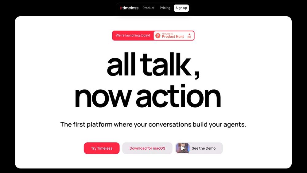 Screenshot of Timeless Screenshot of Timeless