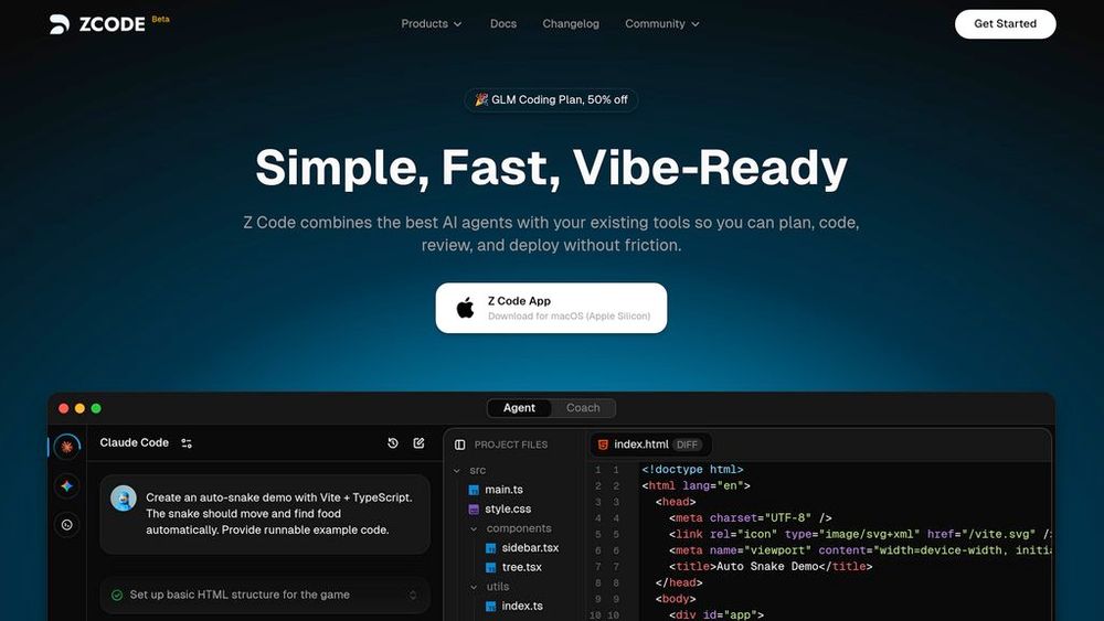 Screenshot of Z Code