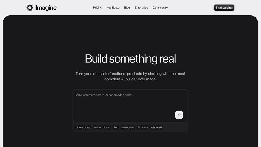 Screenshot of Imagine