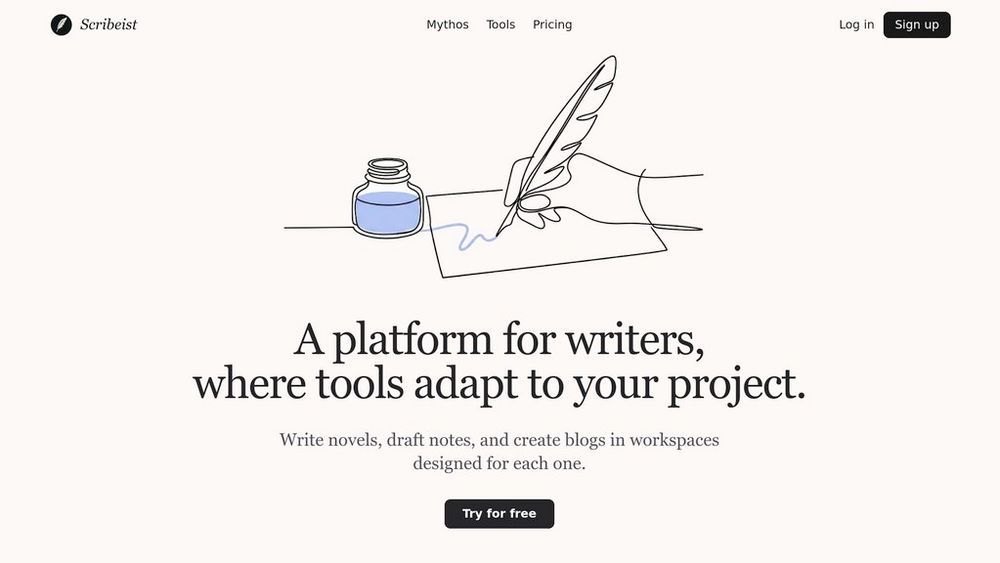 Screenshot of Scribeist