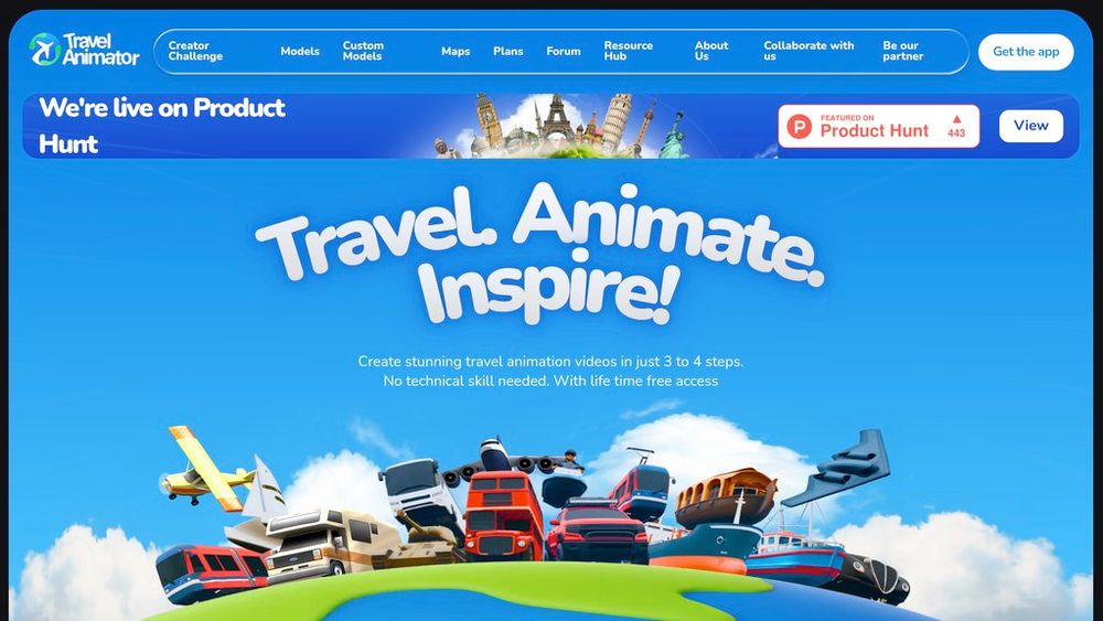 Screenshot of Travel Animator