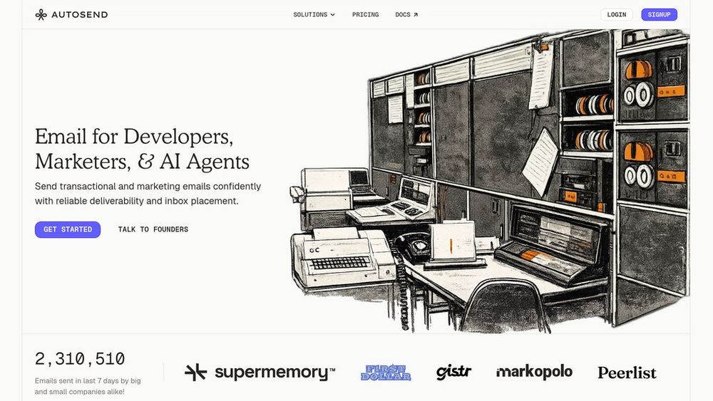 Screenshot of AutoSend Screenshot of AutoSend