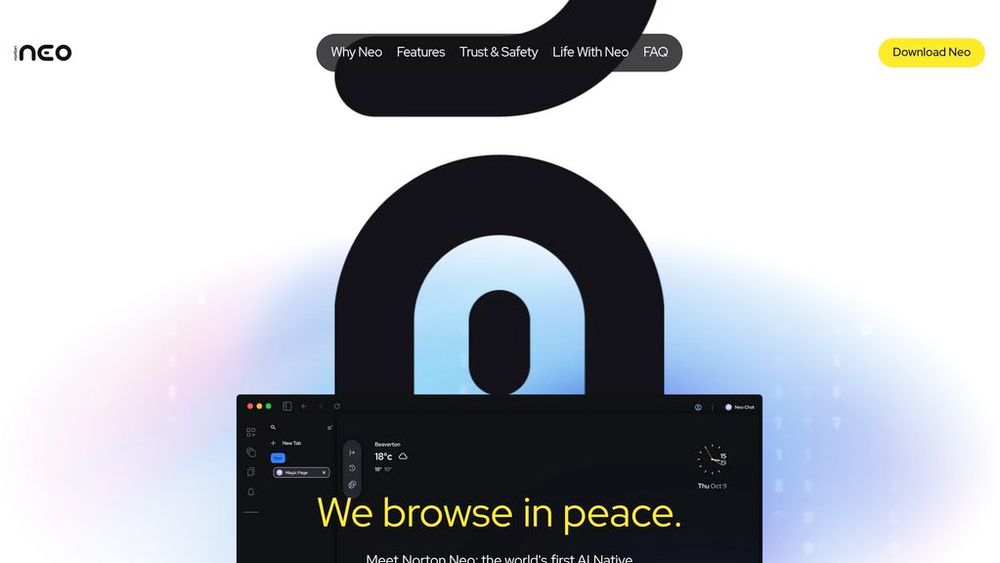 Screenshot of Norton Neo Screenshot of Norton Neo