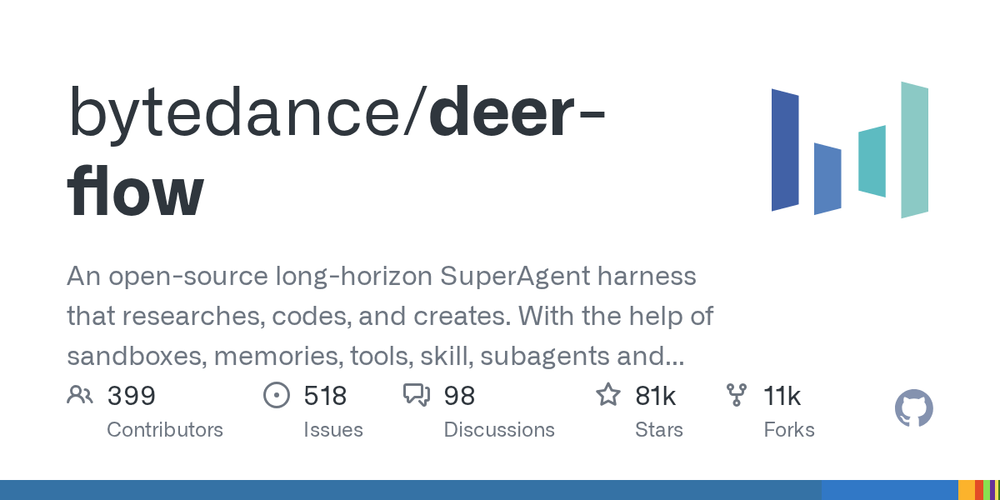 Screenshot of DeerFlow
