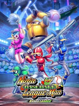 Ninja Baseball League-Man: Bases Loaded box art