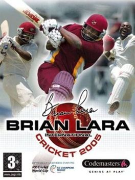 Brian Lara International Cricket 2005 box art