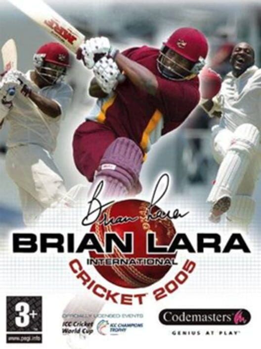 Brian Lara International Cricket 2005 box art