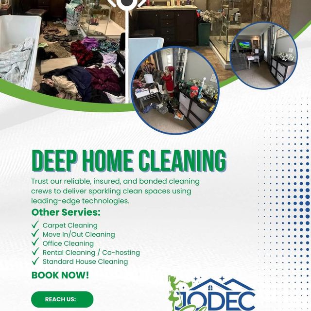 Deep cleaning a Northern Virginia home to walkthrough standard before move-out