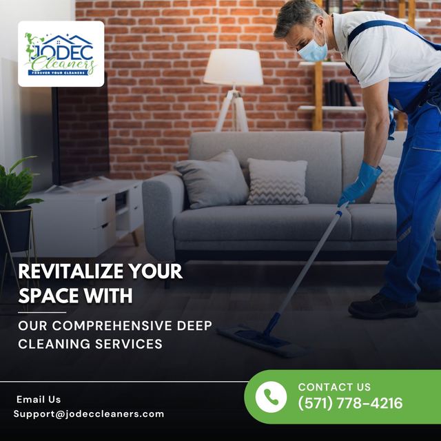 Fine-dust detail cleaning after a commercial remodel in Northern Virginia