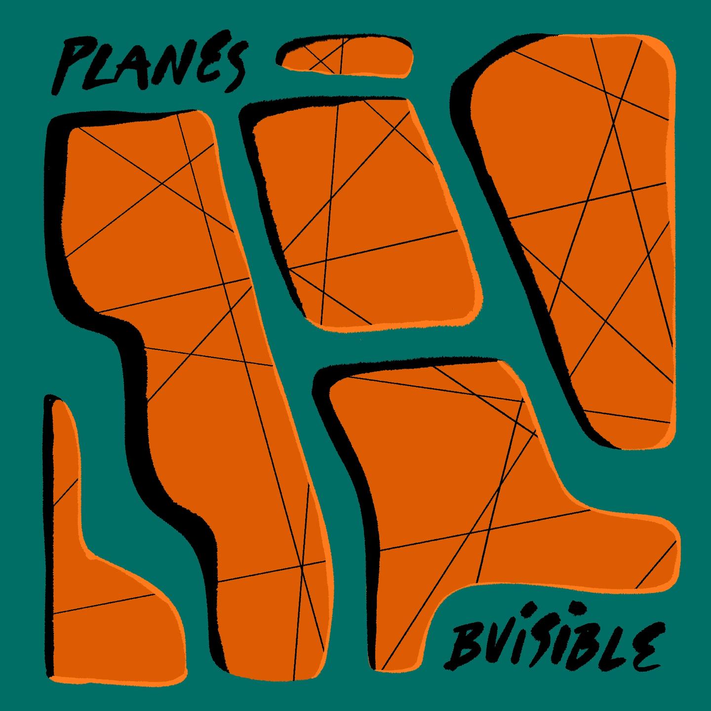 Planes Cover Artwork Green Orange for Bvisible. 