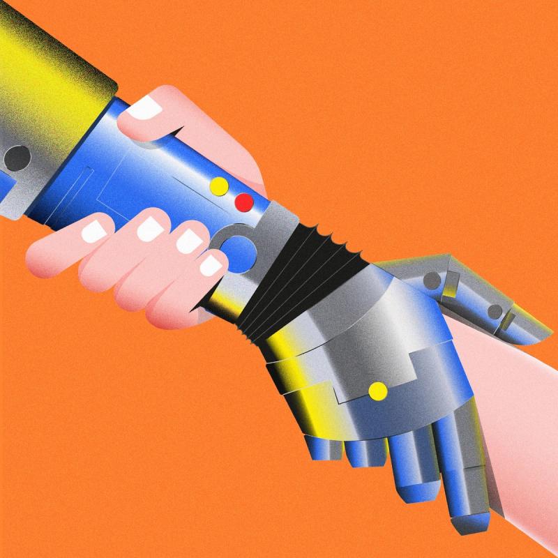 Helping hands. With new tech. Ai.
