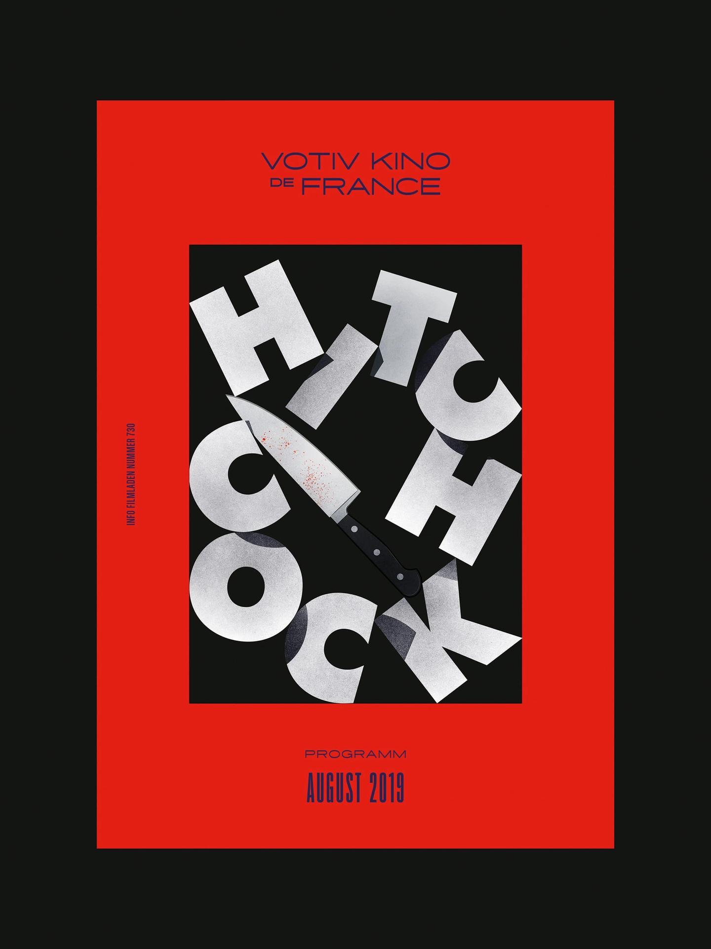 Cover Artwork for a hitch cock feature. 