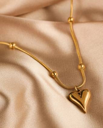 Golden Pulse Necklace