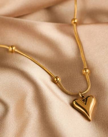 Golden Pulse Necklace