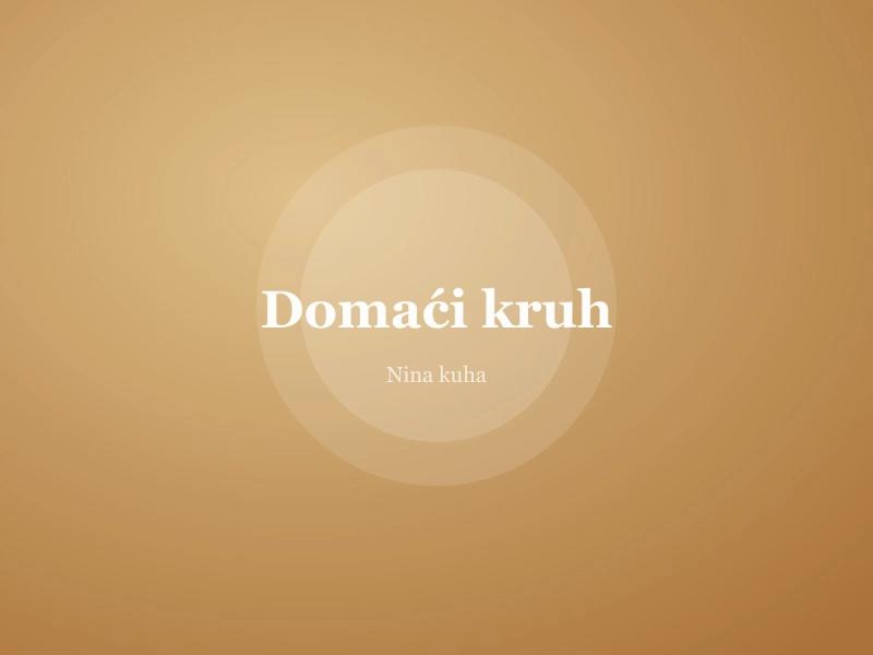 Domaći kruh