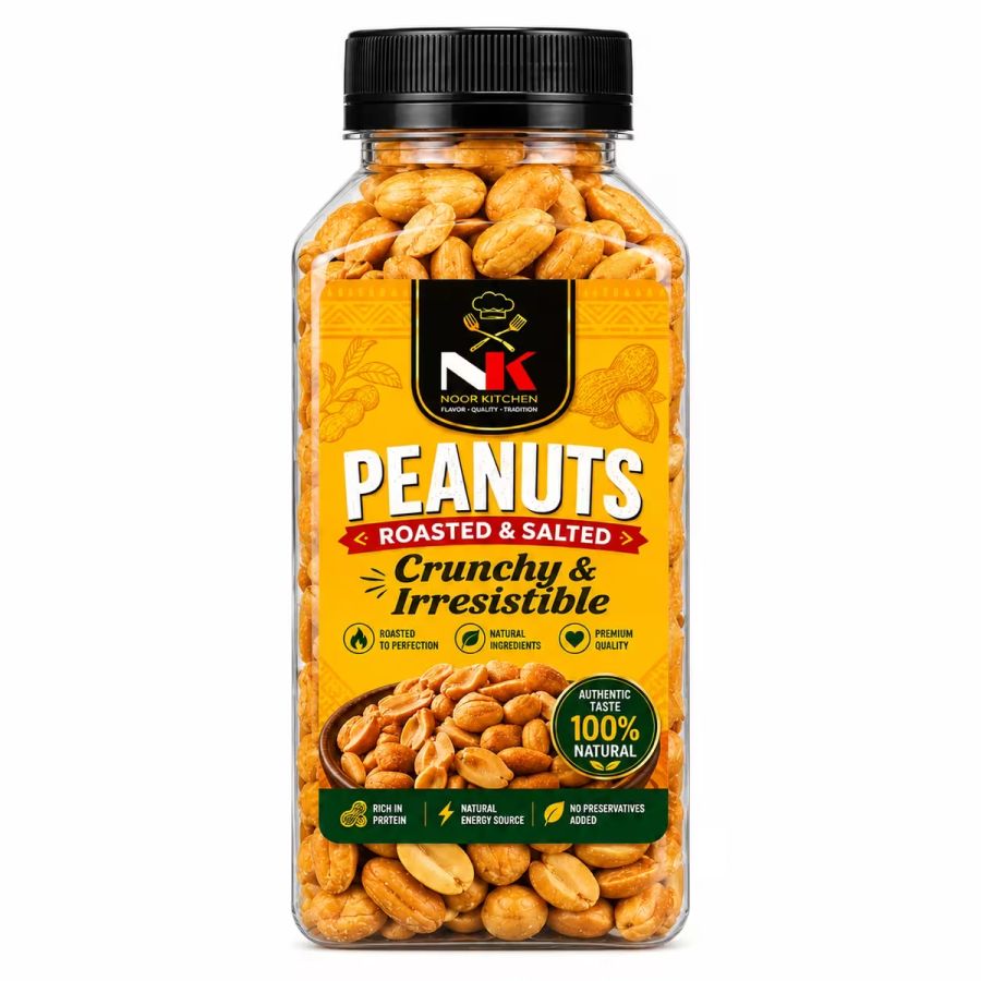 Roasted & Salted Peanuts – 16 oz