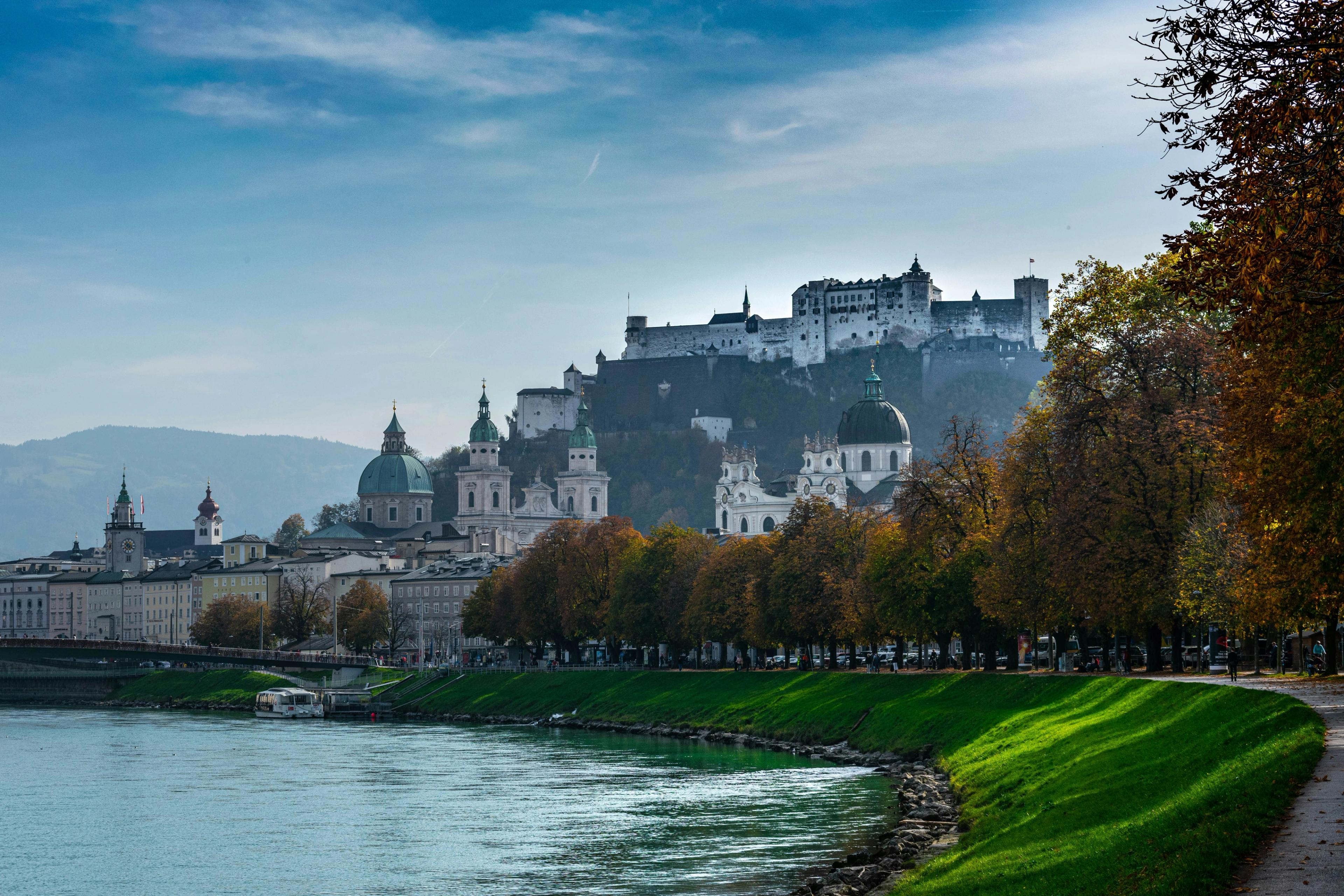 Panoramski prikaz destinacije Salcburg, Austrija
