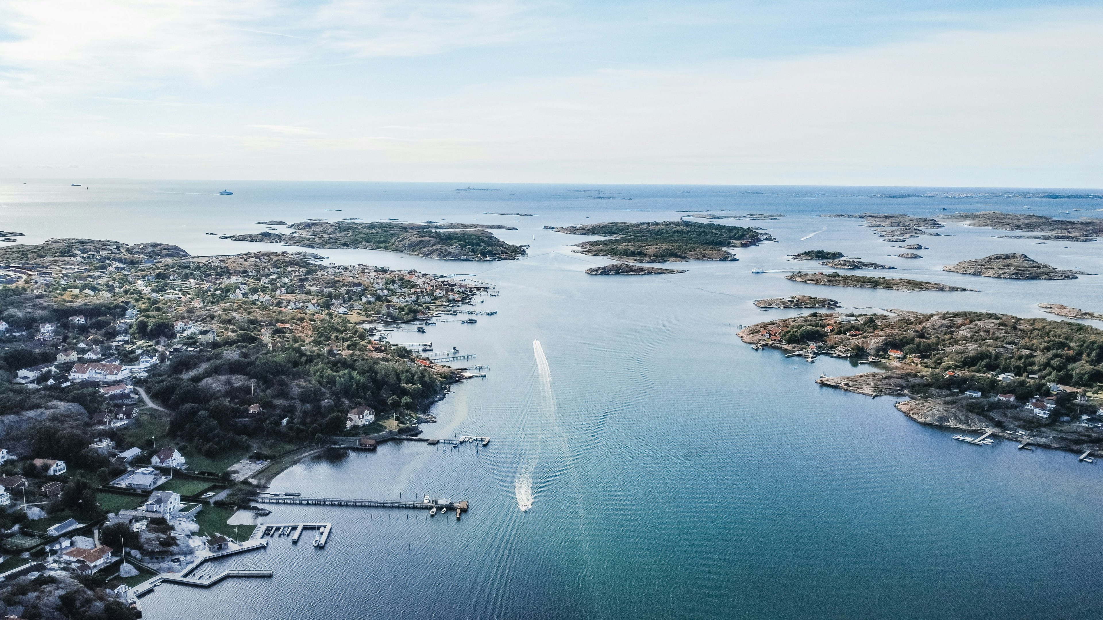 Panoramski prikaz destinacije Geteborg, Švedska