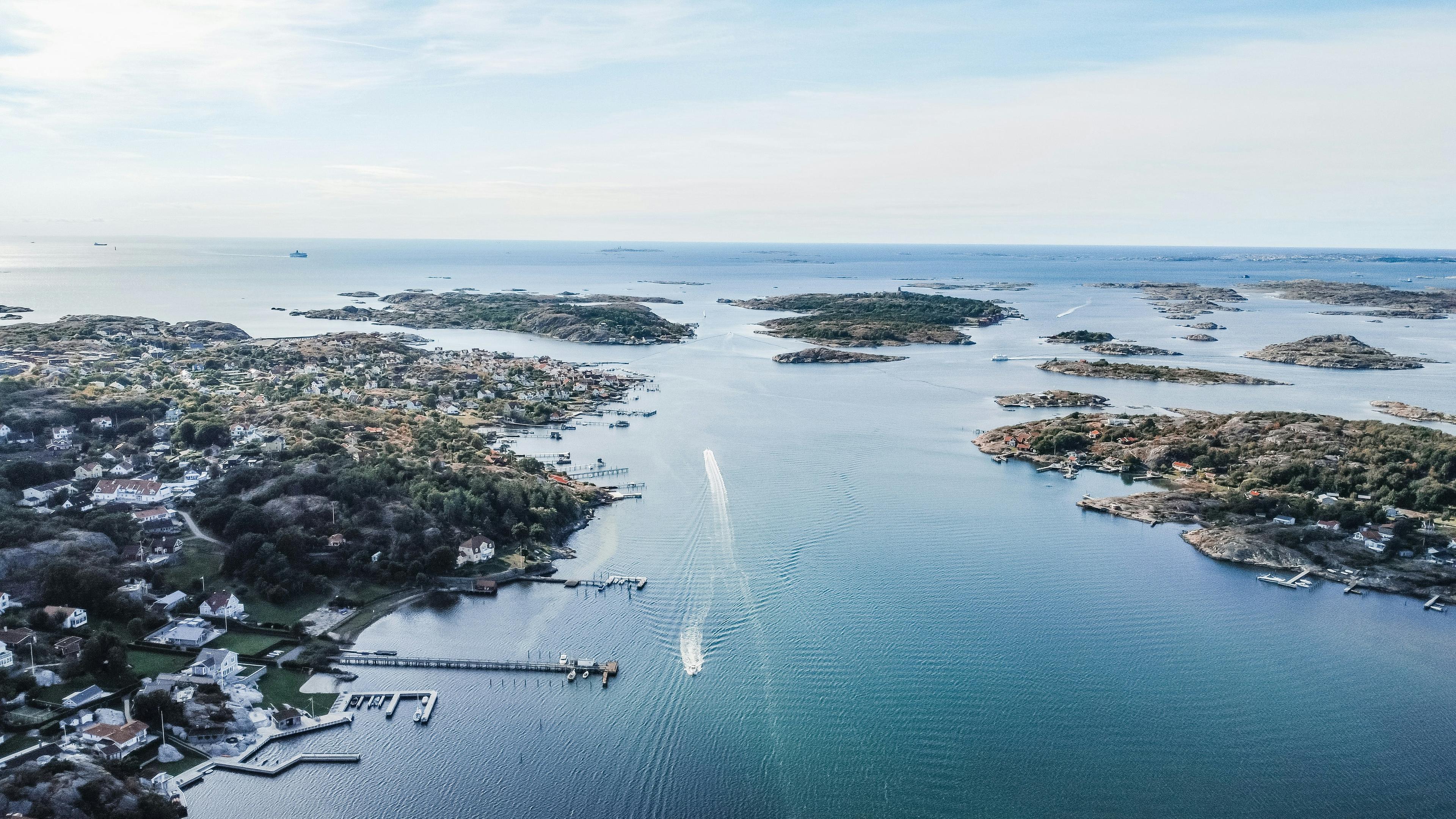 Panoramski prikaz destinacije Geteborg, Švedska