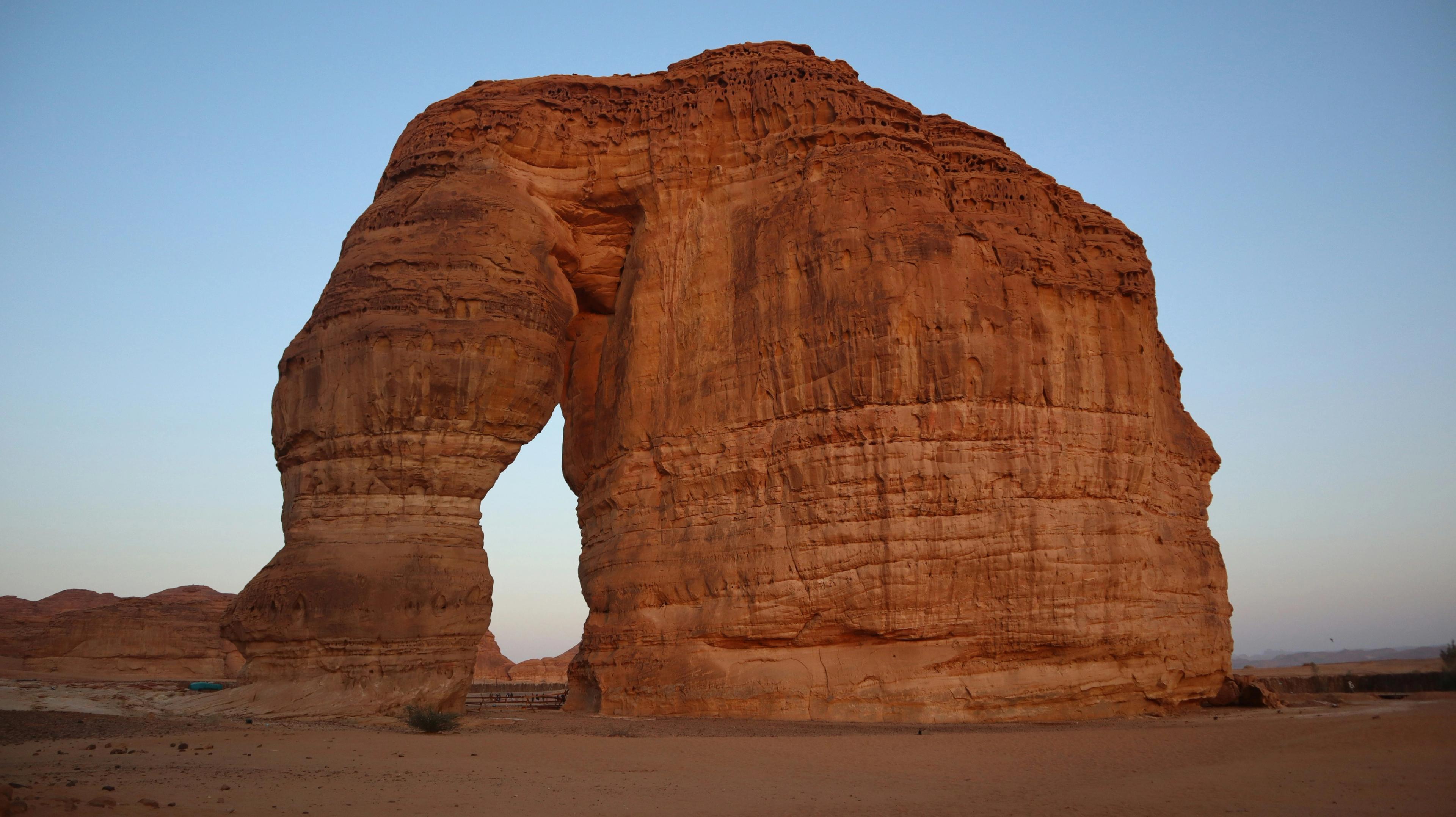 Panoramski prikaz destinacije Al-Ula, Saudijska Arabija