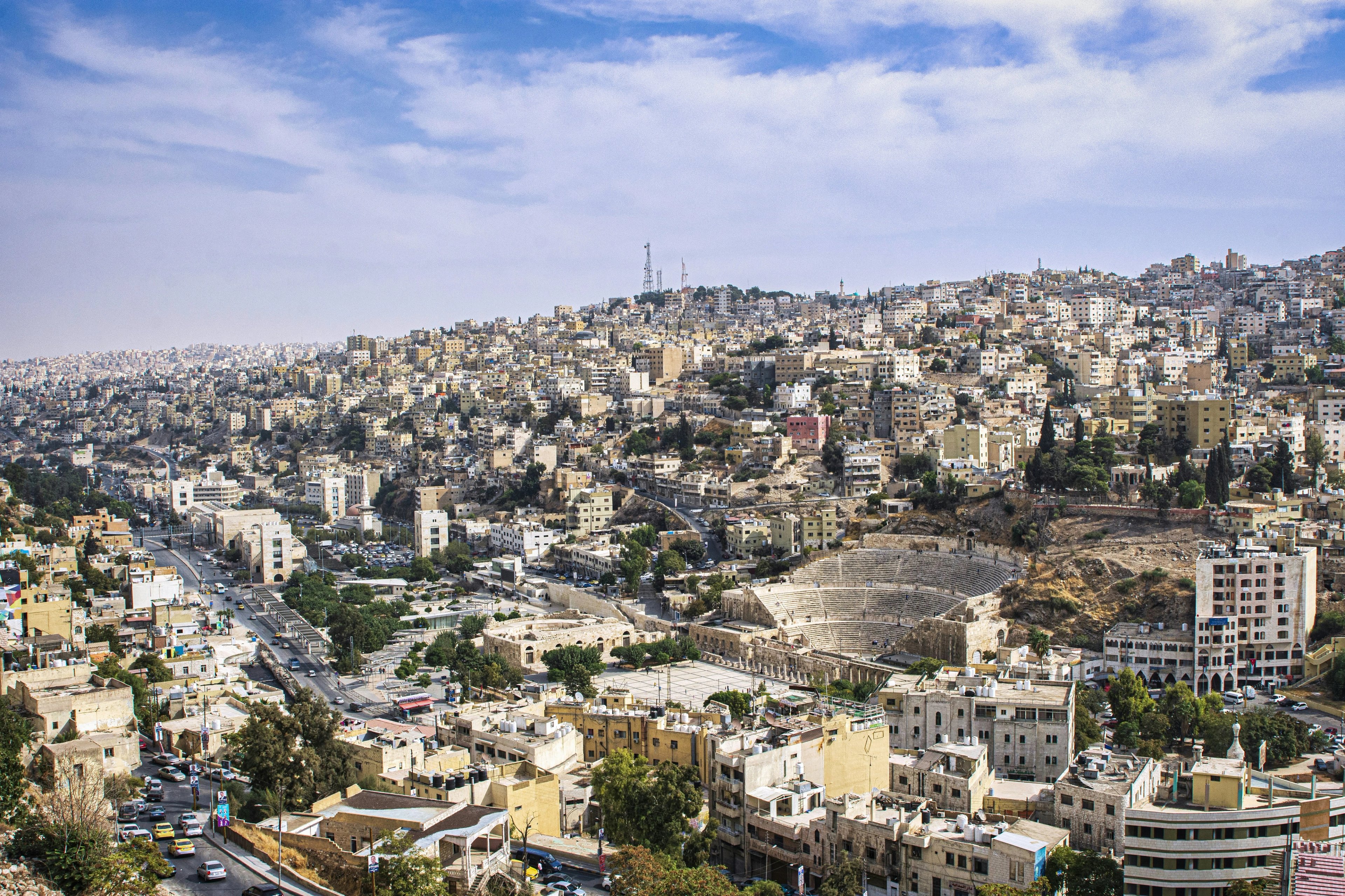 Panoramski prikaz destinacije Aman, Jordan