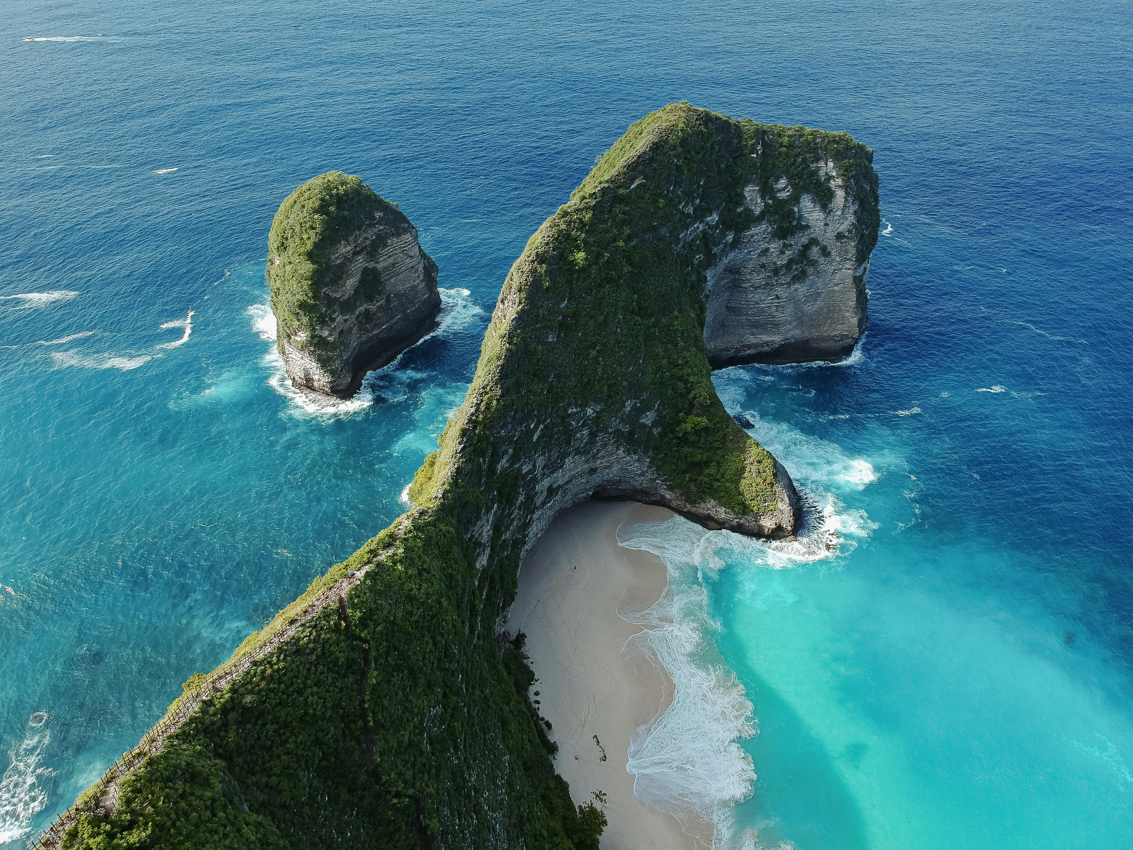 Panoramski prikaz destinacije Bali, Indonezija