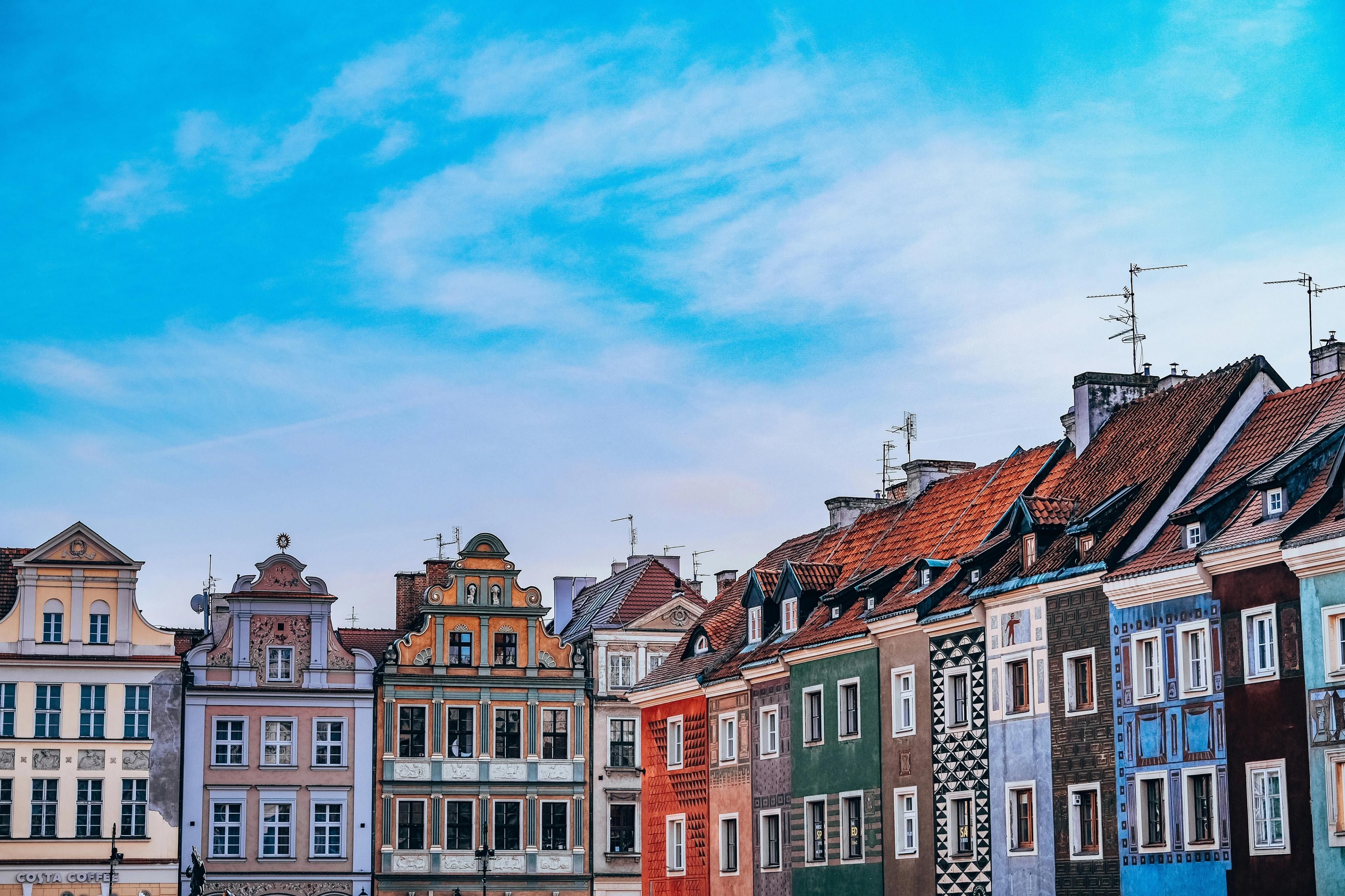 Panoramski prikaz destinacije Poznanj, Poljska