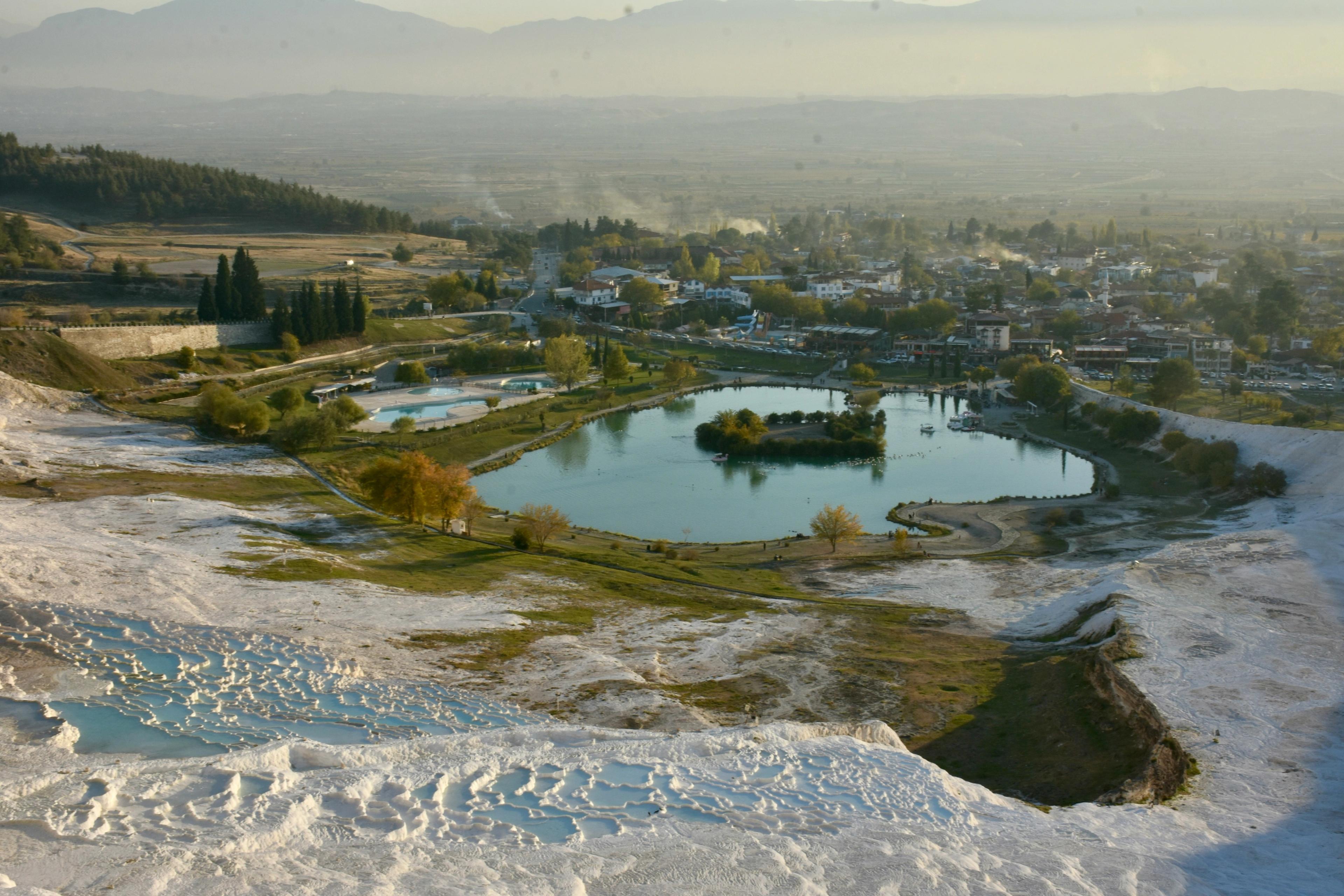 Panoramski prikaz destinacije Pamukale, Turska