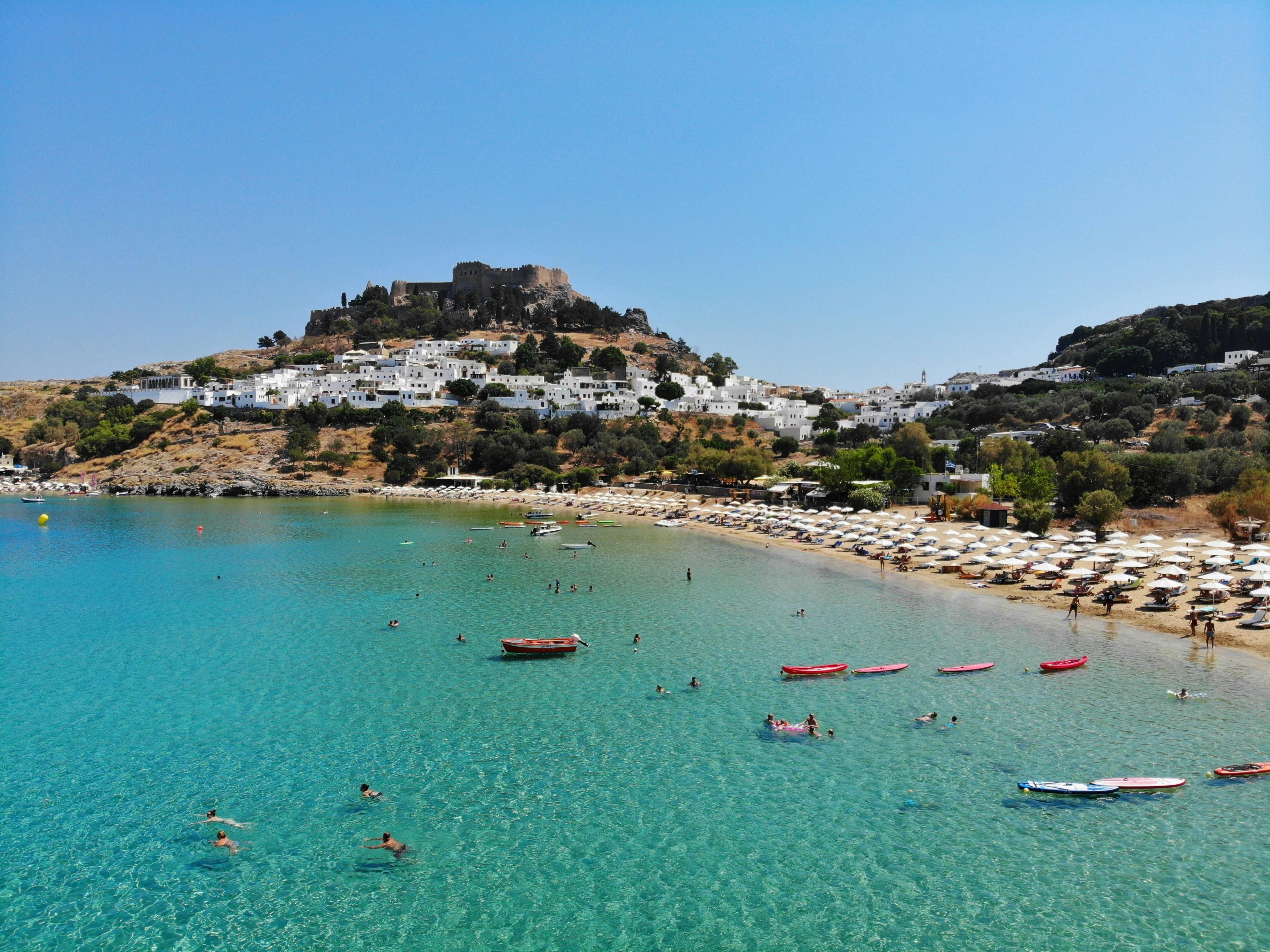 Panoramski prikaz destinacije Rodos, Grčka