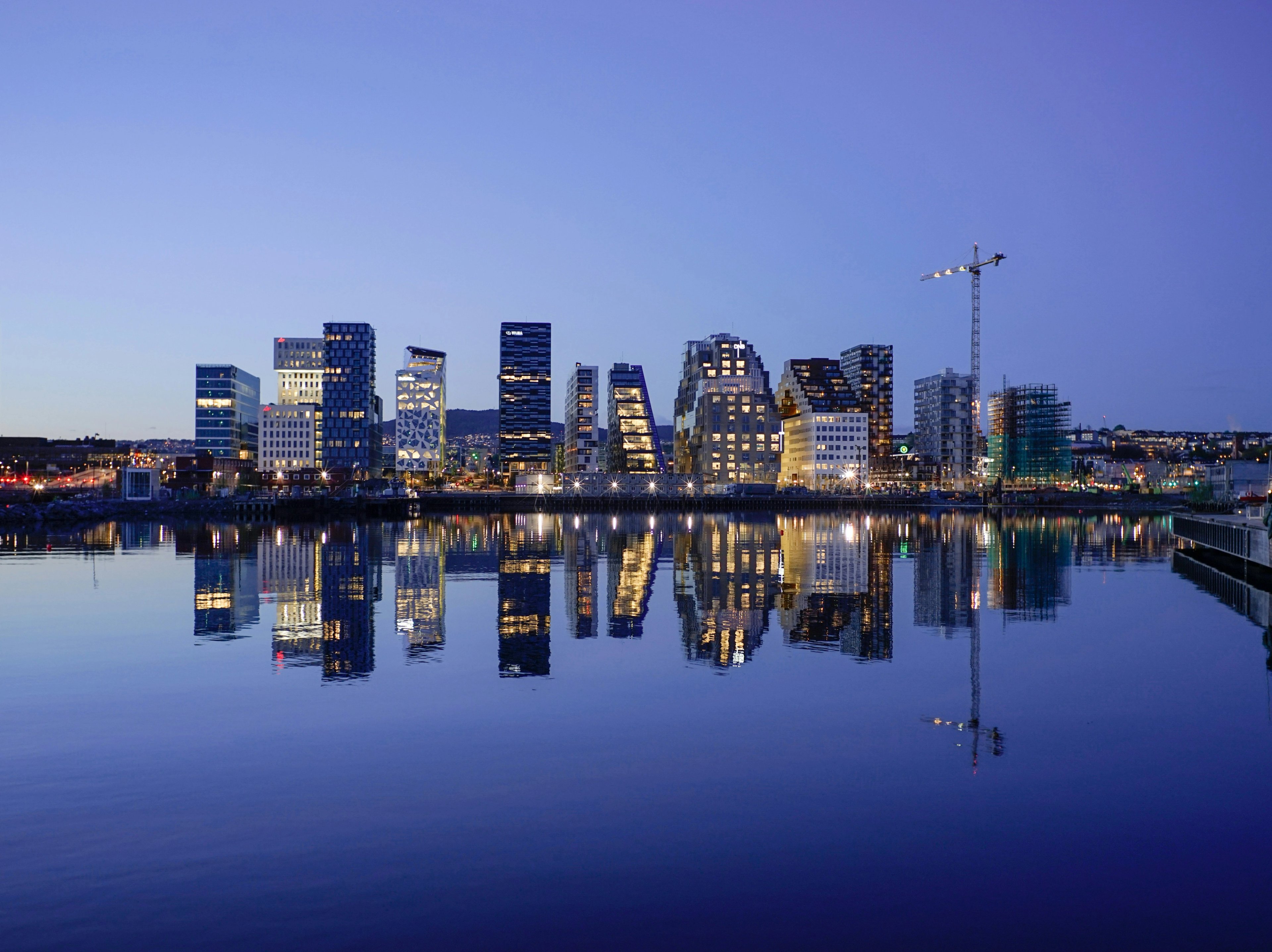 Panoramski prikaz destinacije Oslo, Norveška