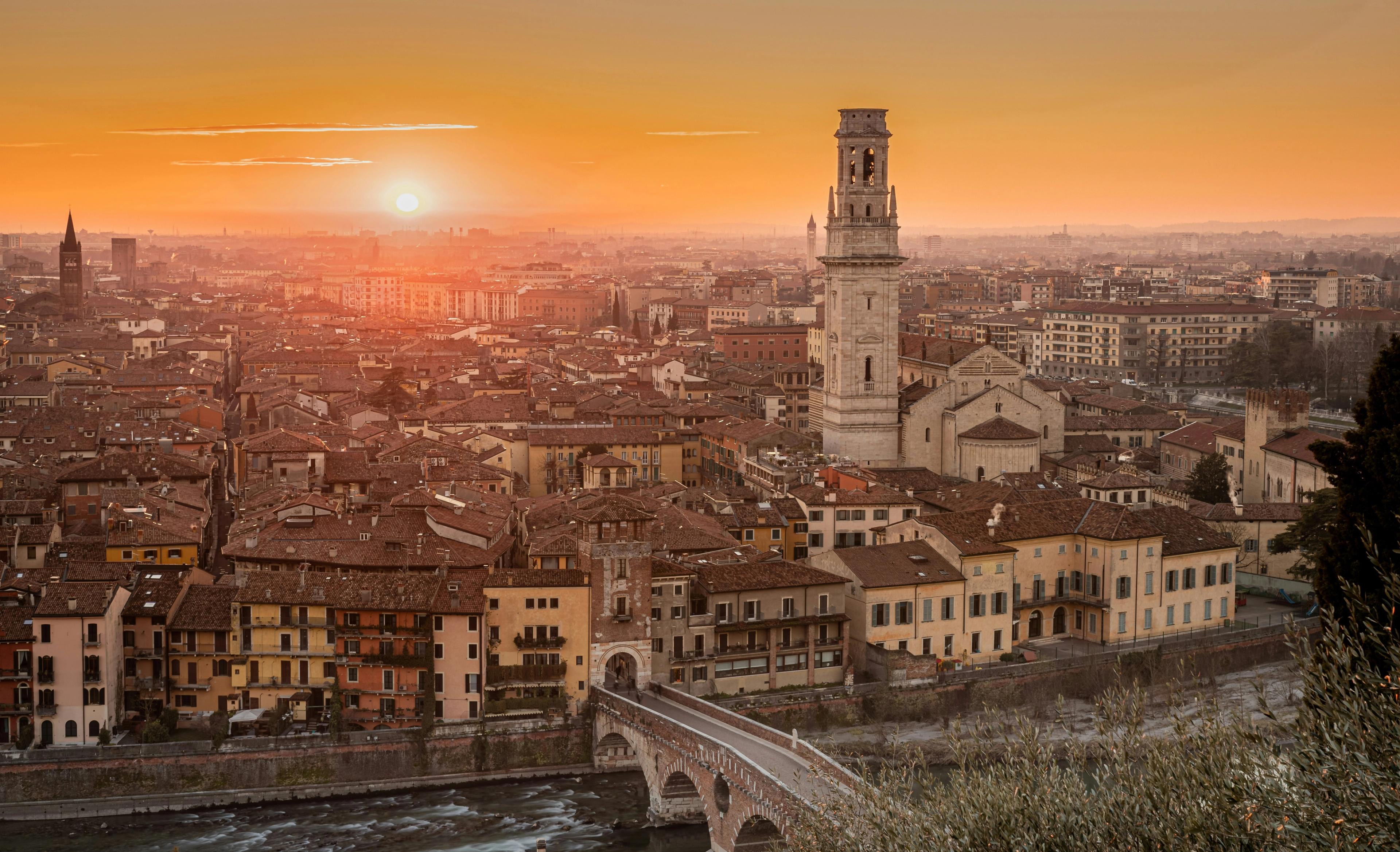 Verona pogled na grad Italija