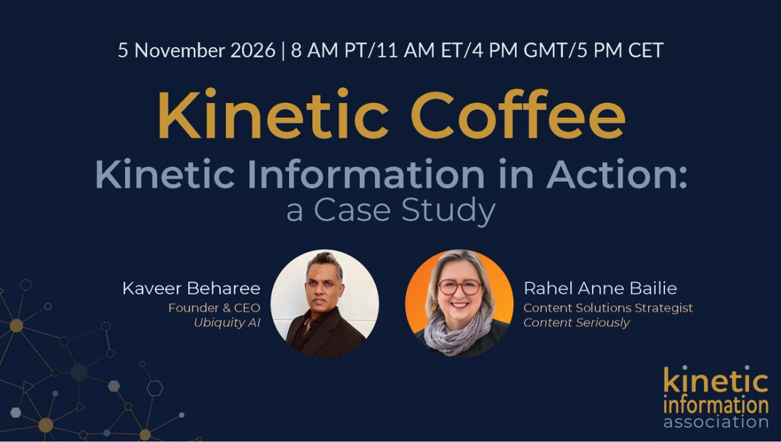 Kinetic Information in Action: A Case Study