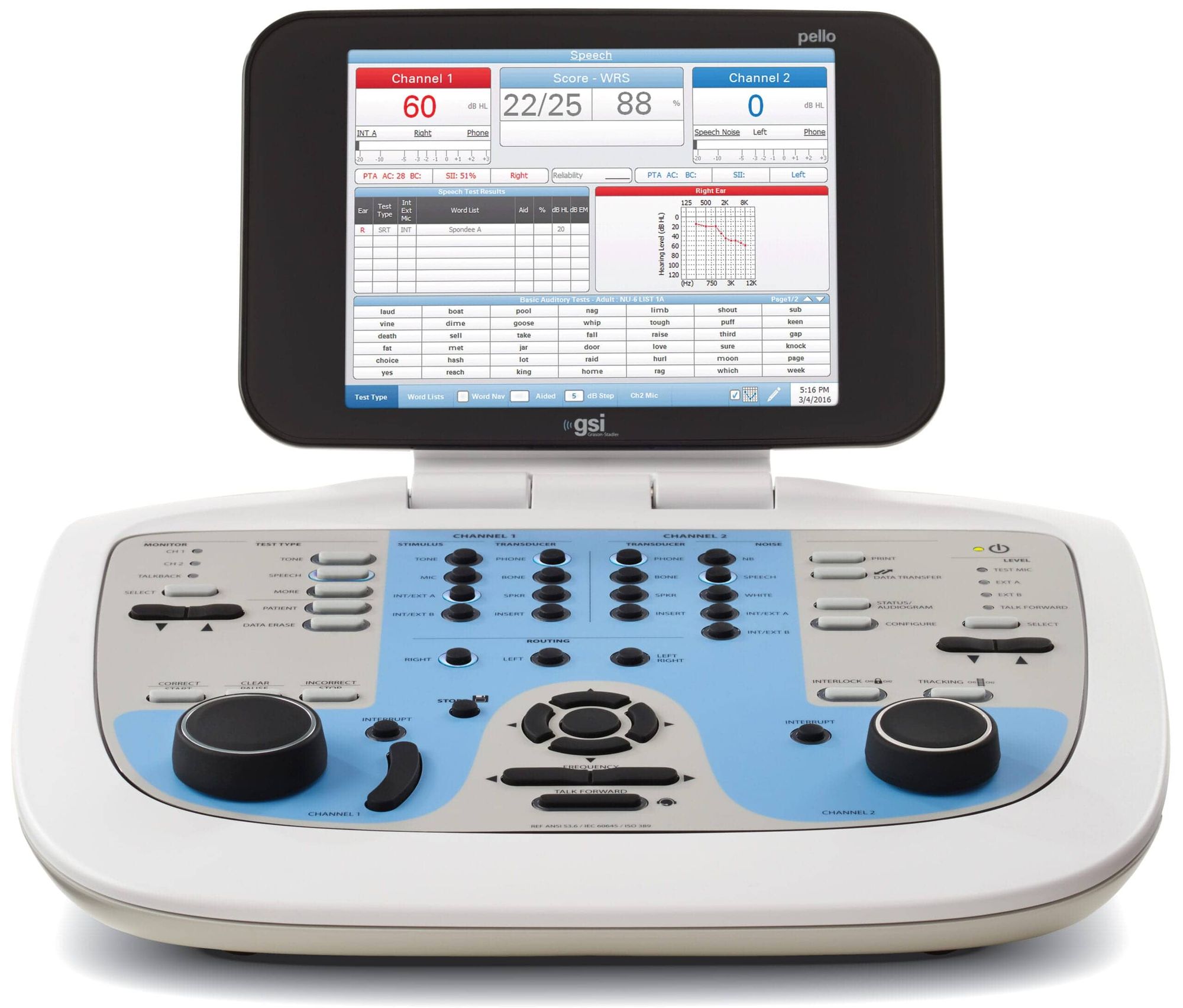 Odyometre audiometer isitme testi 