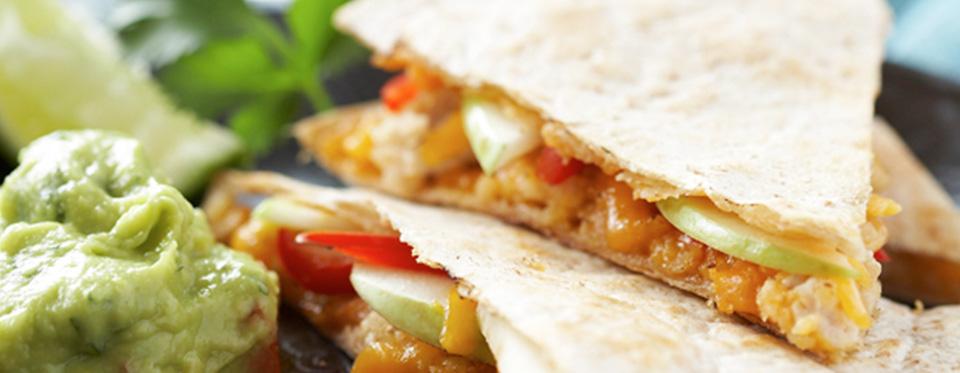 Apple Chicken Quesadillas