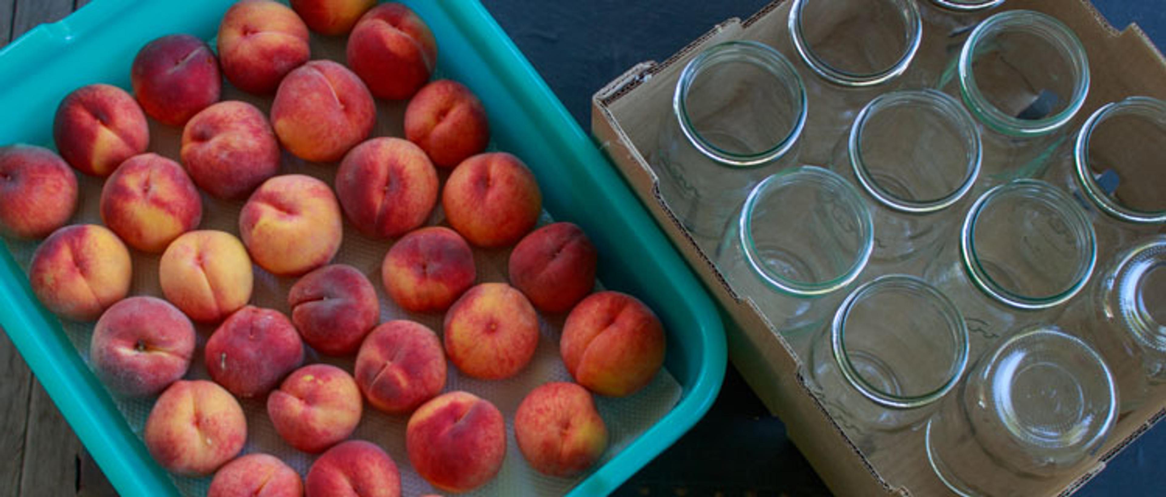 Canning Peaches