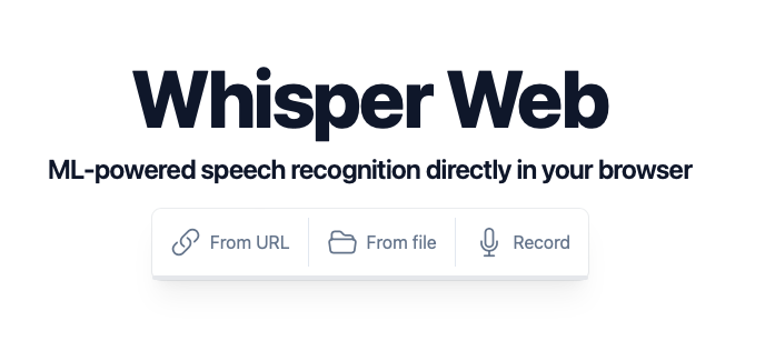 Whisper Web