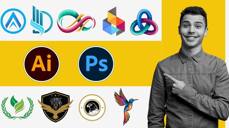 Master Logo Design with Photoshop Illustrator Zero to Pro