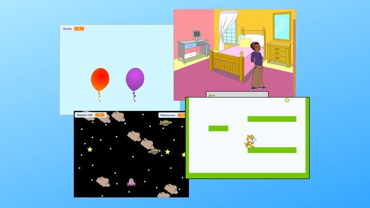 Learn programming Games with Scratch