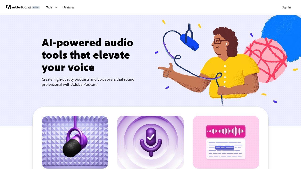 AI-powered audio tools that elevate your voice