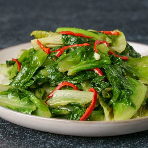 Cooked Lettuce with Fermented Tofu (่
ไนณ็็่)