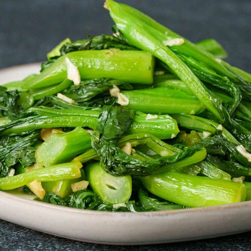 Choy Sum with Garlic (่่่ๅฟ)