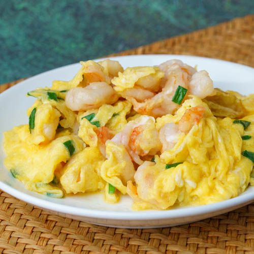 Chinese steamed eggs with shrimp - smelly lunchbox